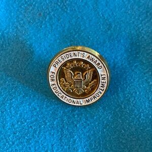 Presidential Award Educational Excellence pin